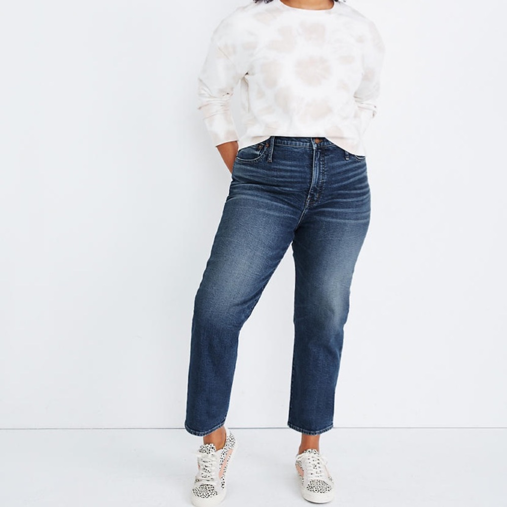 NWT Madewell mid-rise classic straight jean